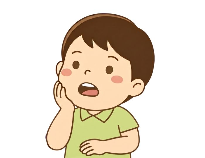 お口ぽかん